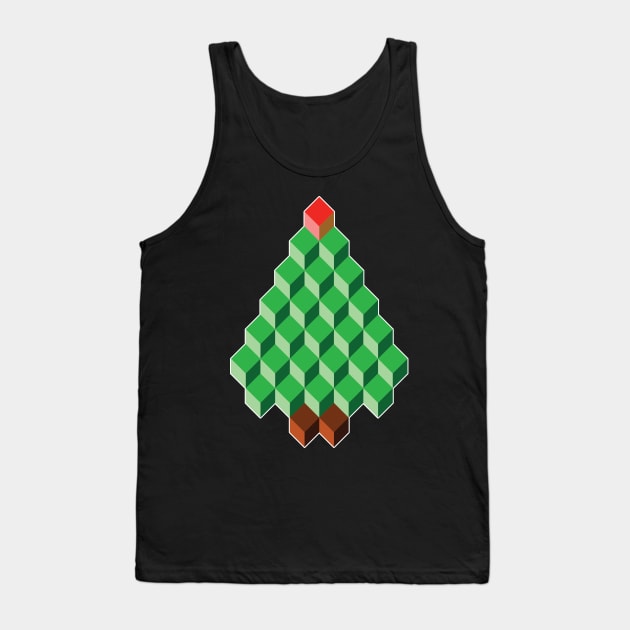 Abstract Christmas Tree Design Tank Top by McNutt